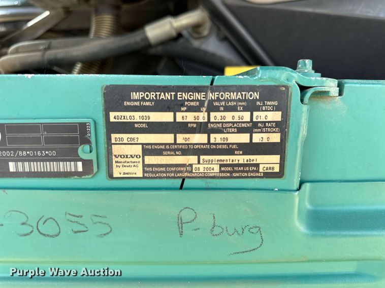 image for item NJ9316 2005 Volvo L30B wheel loader