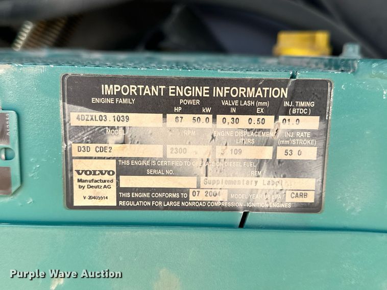 image for item NJ9317 2004 Volvo L30B wheel loader