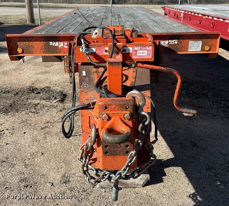 image for item NJ9320 2004 Trail-Eze TE40T28 tilt deck equipment trailer