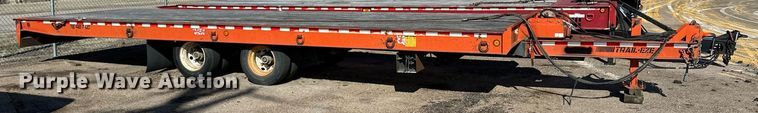 image for item NJ9320 2004 Trail-Eze TE40T28 tilt deck equipment trailer