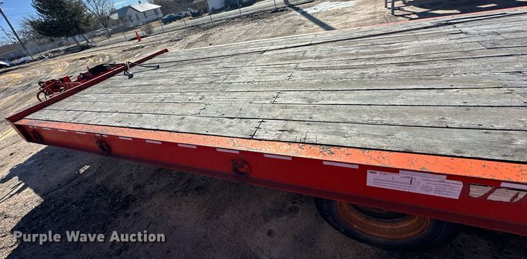 image for item NJ9320 2004 Trail-Eze TE40T28 tilt deck equipment trailer