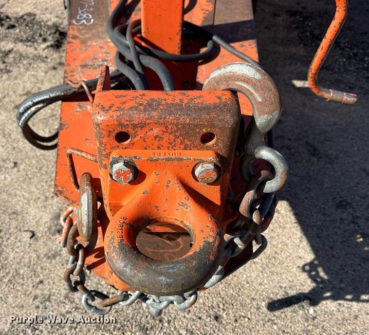 image for item NJ9320 2004 Trail-Eze TE40T28 tilt deck equipment trailer