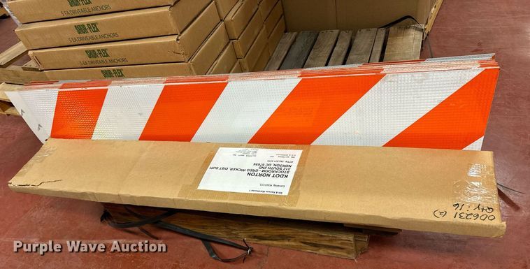 image for item NJ9322 Barricade signs