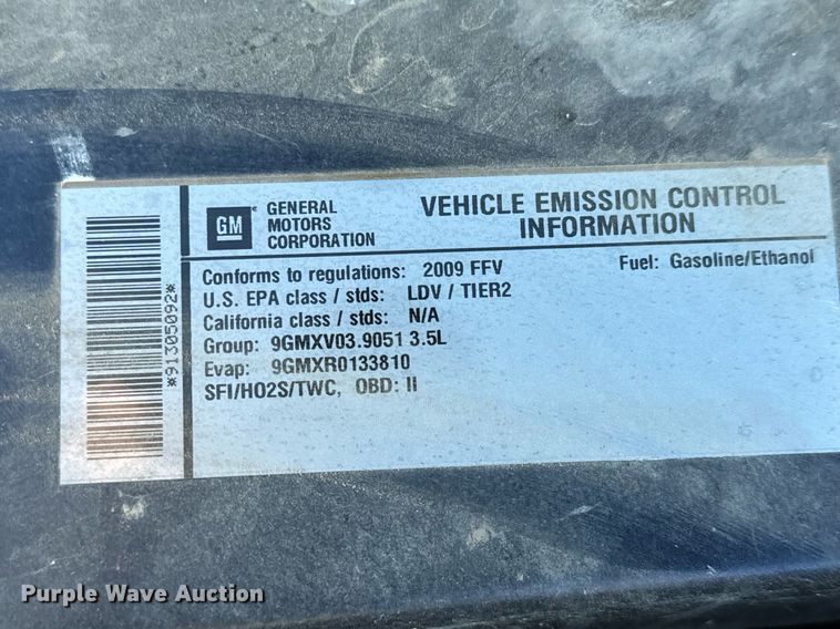 image for item NJ9326 2009 Chevrolet Impala LS 