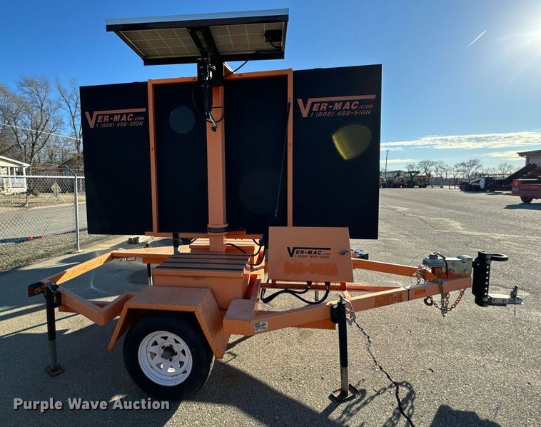 image for item NJ9329 2008 Ver-Mac PCMS-1210 message board trailer