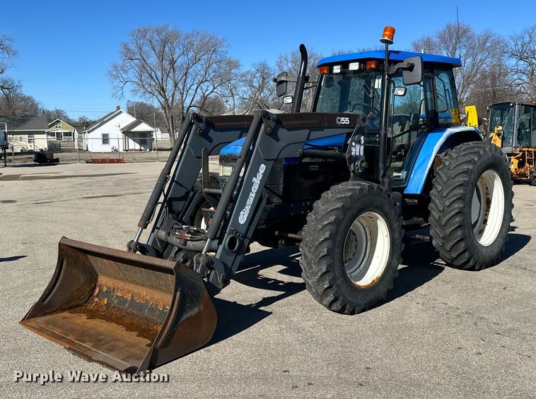 image for item NJ9334 2006 New Holland TM-120 MFWD tractor