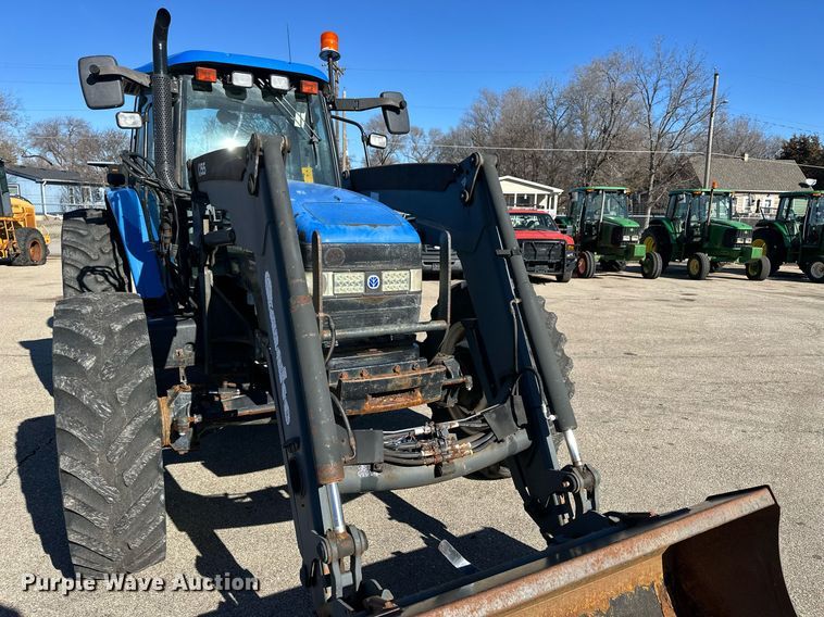 image for item NJ9334 2006 New Holland TM-120 MFWD tractor