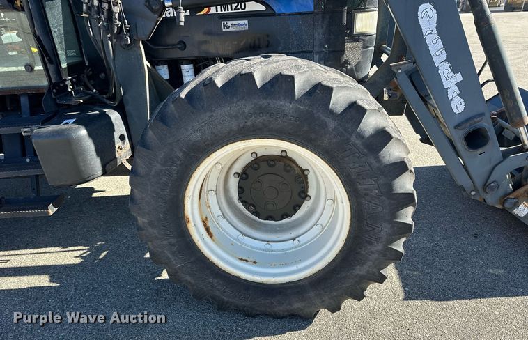 image for item NJ9334 2006 New Holland TM-120 MFWD tractor