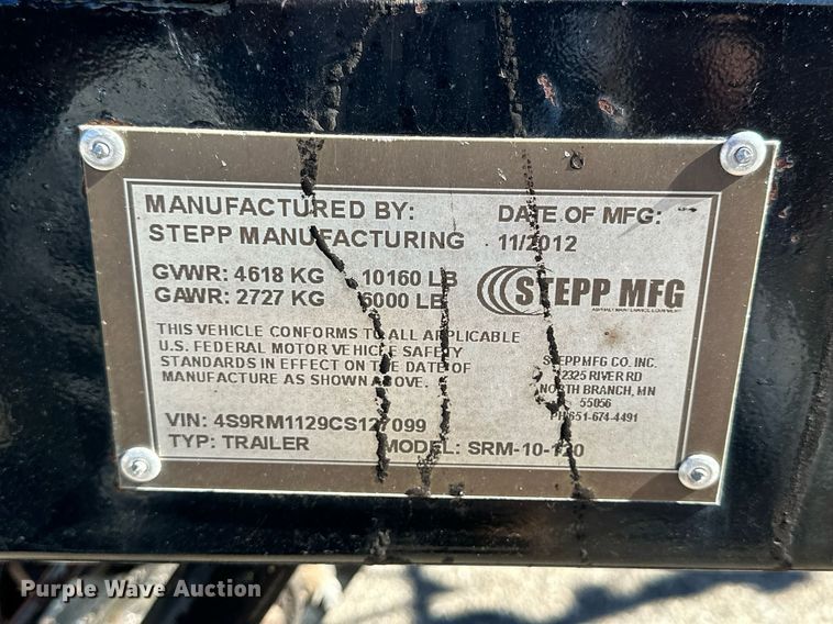 image for item NJ9340 2012 Stepp SRM-10x120 asphalt recycler