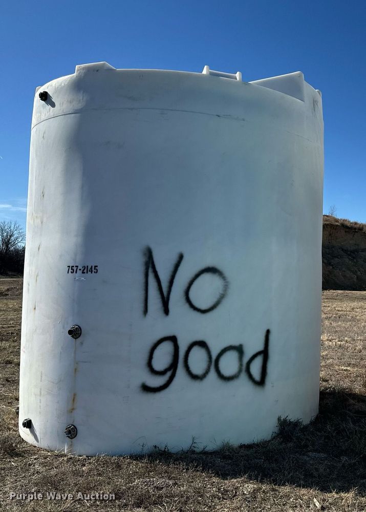 image for item NJ9342 (2) Varitech SIA 5330 salt brine poly storage tanks