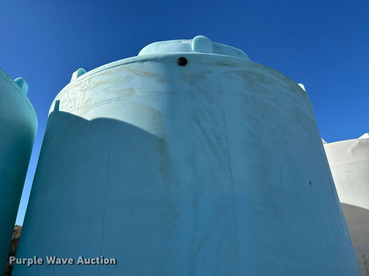 image for item NJ9344 (2) salt brine poly storage tanks