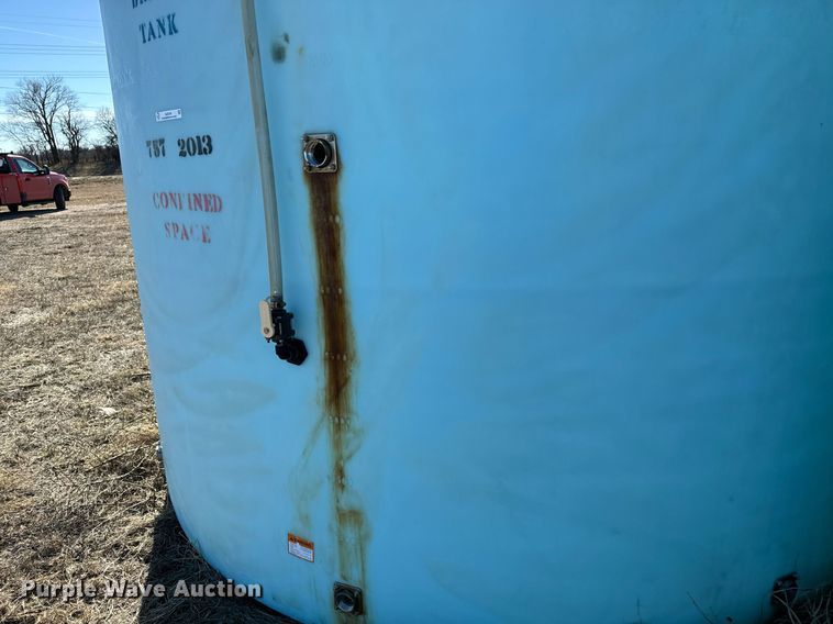 image for item NJ9344 (2) salt brine poly storage tanks