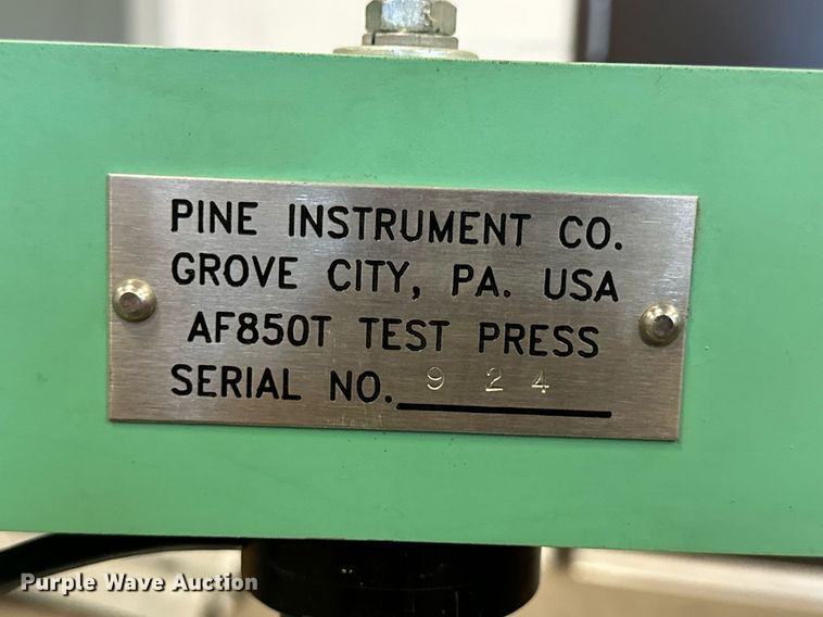 image for item NP9499 Marshall Pine AF850T asphalt sample tester