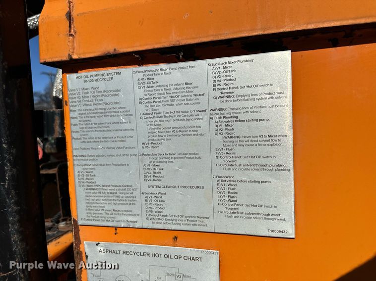 image for item NU9357 2012 Stepp SRM-10X120 asphalt recycler