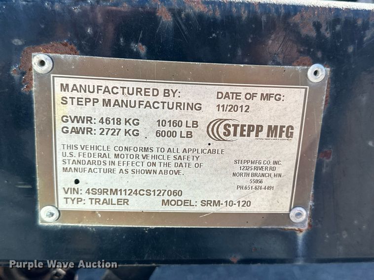 image for item NU9357 2012 Stepp SRM-10X120 asphalt recycler