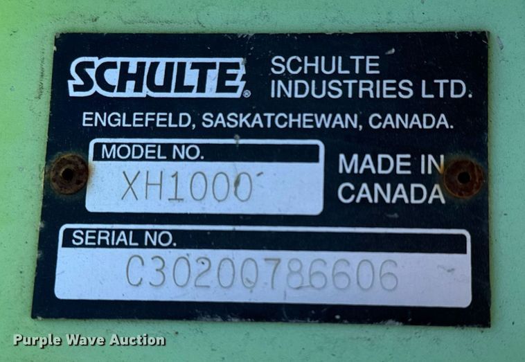 image for item NU9362 Schulte XH1000 rotary mower