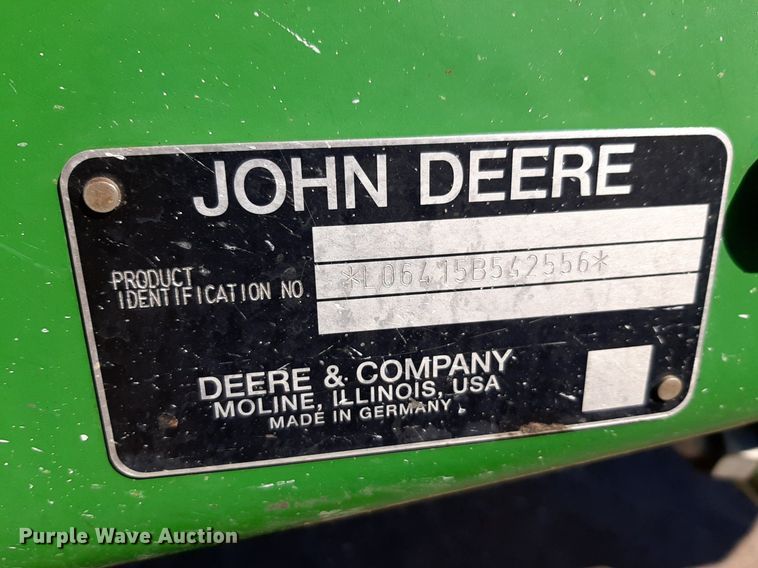 image for item NU9371 2007 John Deere 6415 tractor