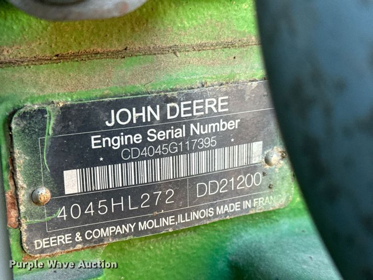 image for item NU9374 2007 John Deere 6415 tractor