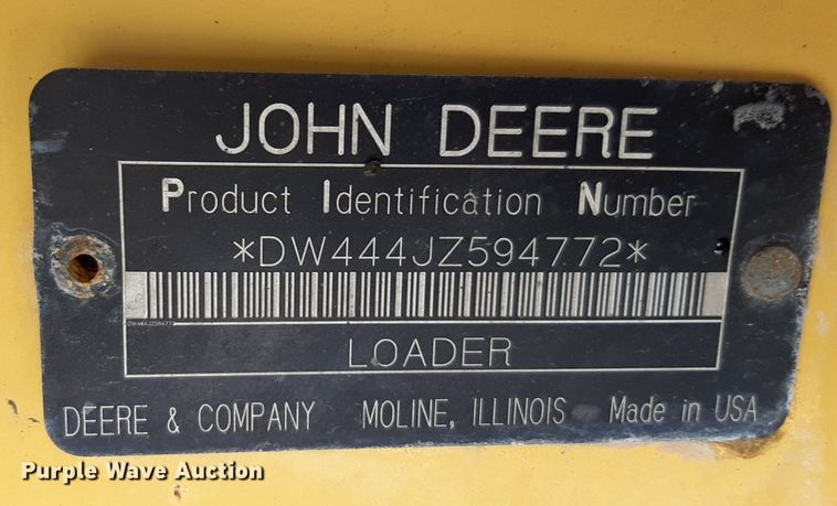 image for item NU9379 2005 John Deere 444J wheel loader