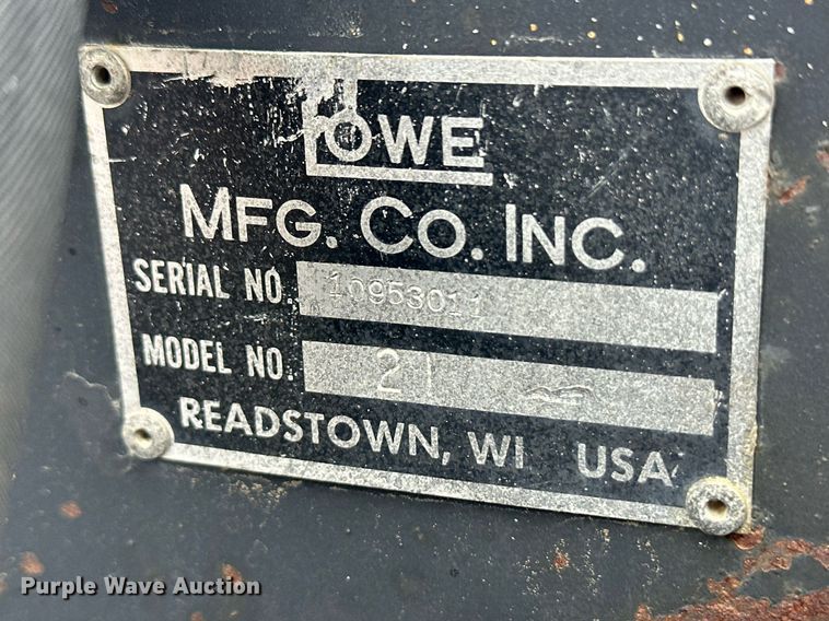 image for item OA9543 Lowe 21 skid steer trencher