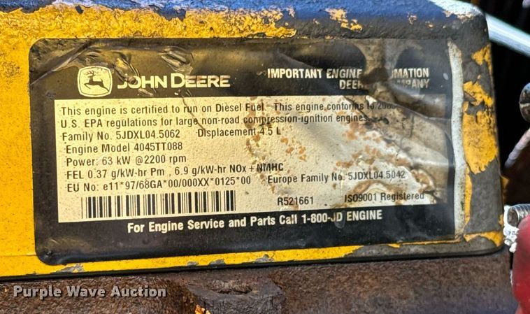 image for item OJ9492 2005 John Deere 310G backhoe