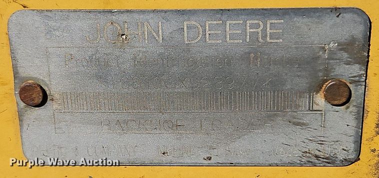 image for item OJ9503 2003 John Deere 310G backhoe