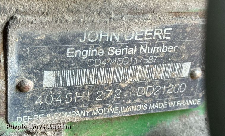 image for item OJ9505 2007 John Deere 6415 tractor