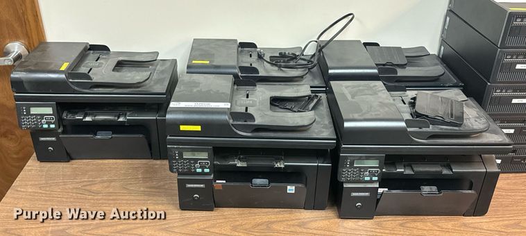 image for item OJ9556 (5) HP All In One LaserJet M1212NF multifunction printers