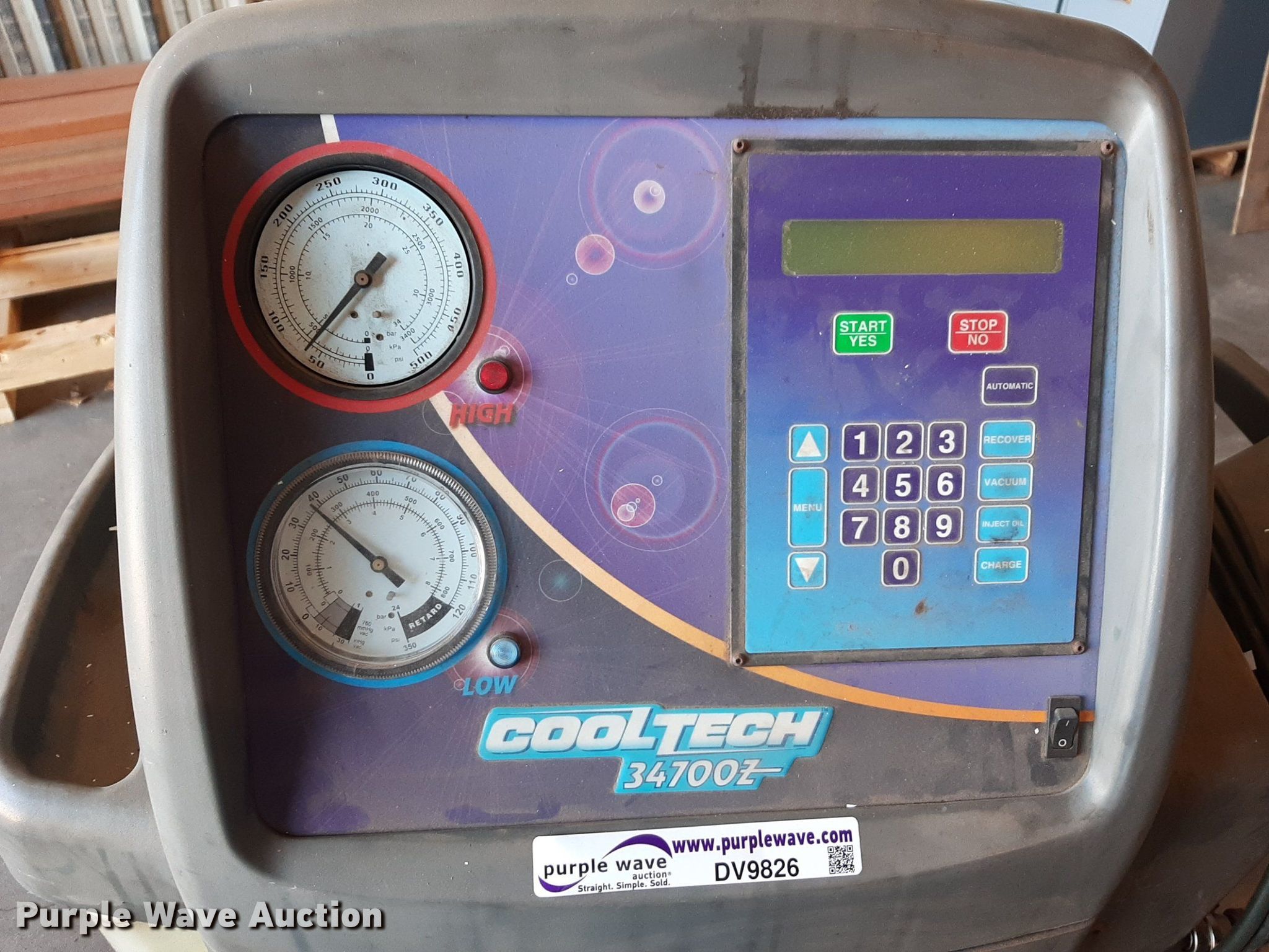 Robinair Cooltech 34700Z refrigerant recycler in Hutchinson, KS Item