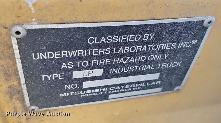 image for item DK0554 Caterpillar GC25 forklift