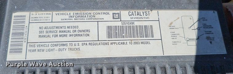 image for item DK0571 2004 Chevrolet Silverado 1500 Ext. Cab flatbed pickup truck