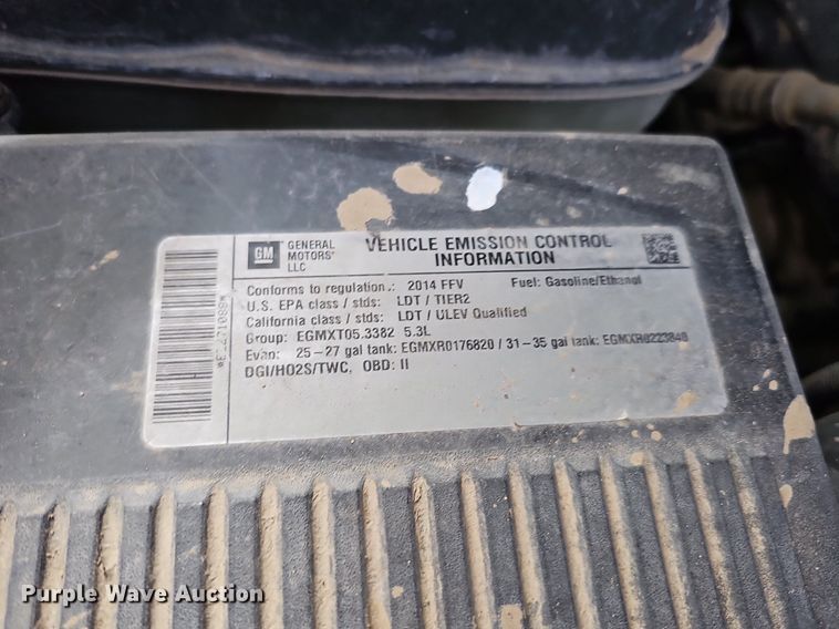 image for item DK0616 2014 Chevrolet Silverado 1500 pickup truck