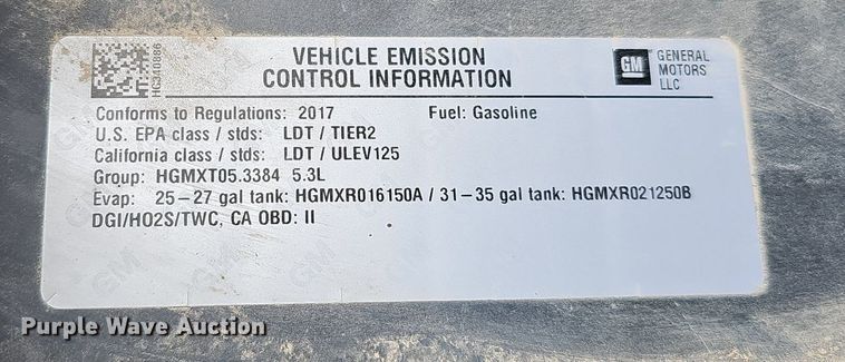 image for item DK0619 2017 Chevrolet Silverado 1500 Crew Cab pickup truck