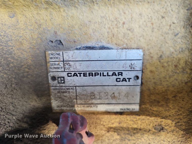 image for item DK0628 1992 Kenworth truck cab and chassis