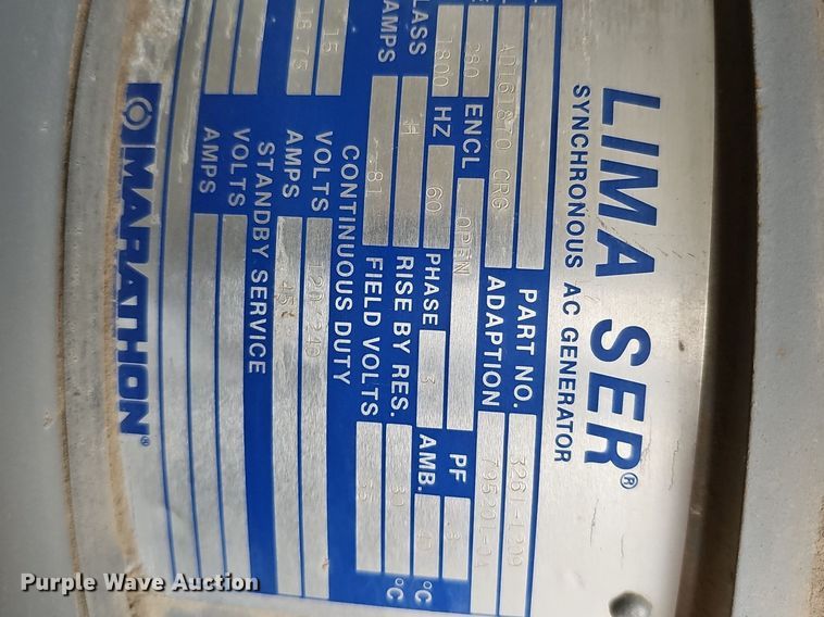 image for item DK0638 Marathon Lima Ser  generator