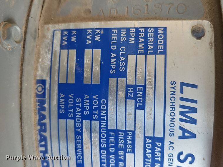 image for item DK0638 Marathon Lima Ser  generator