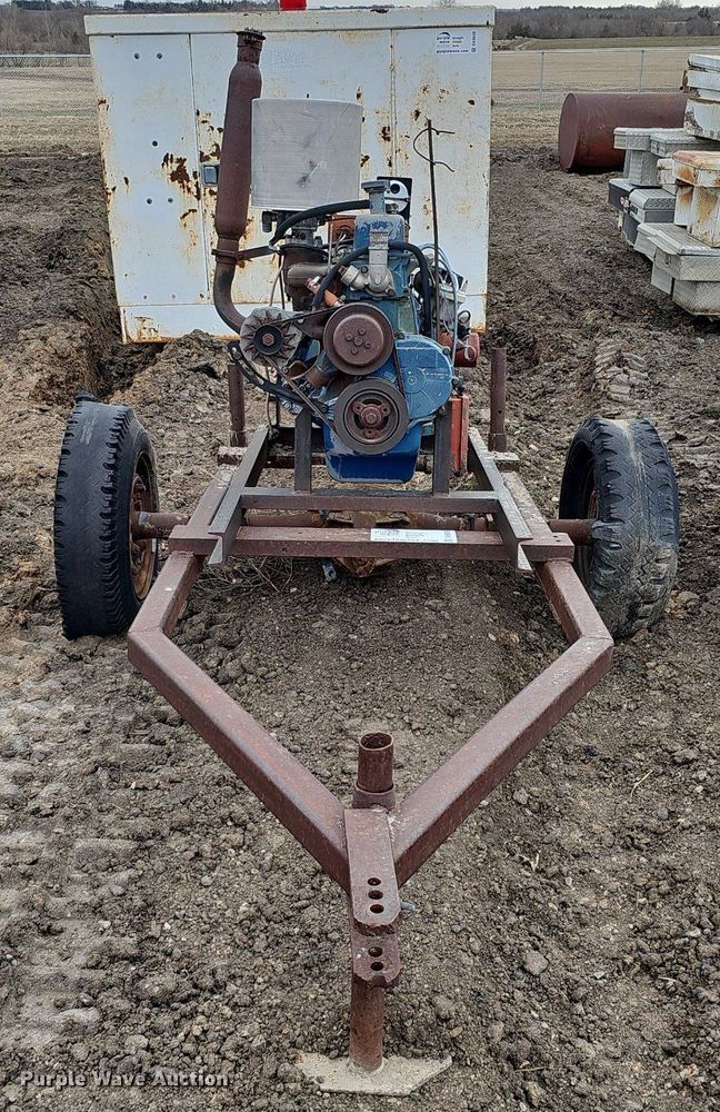 image for item DK0639 Shop built towable pump