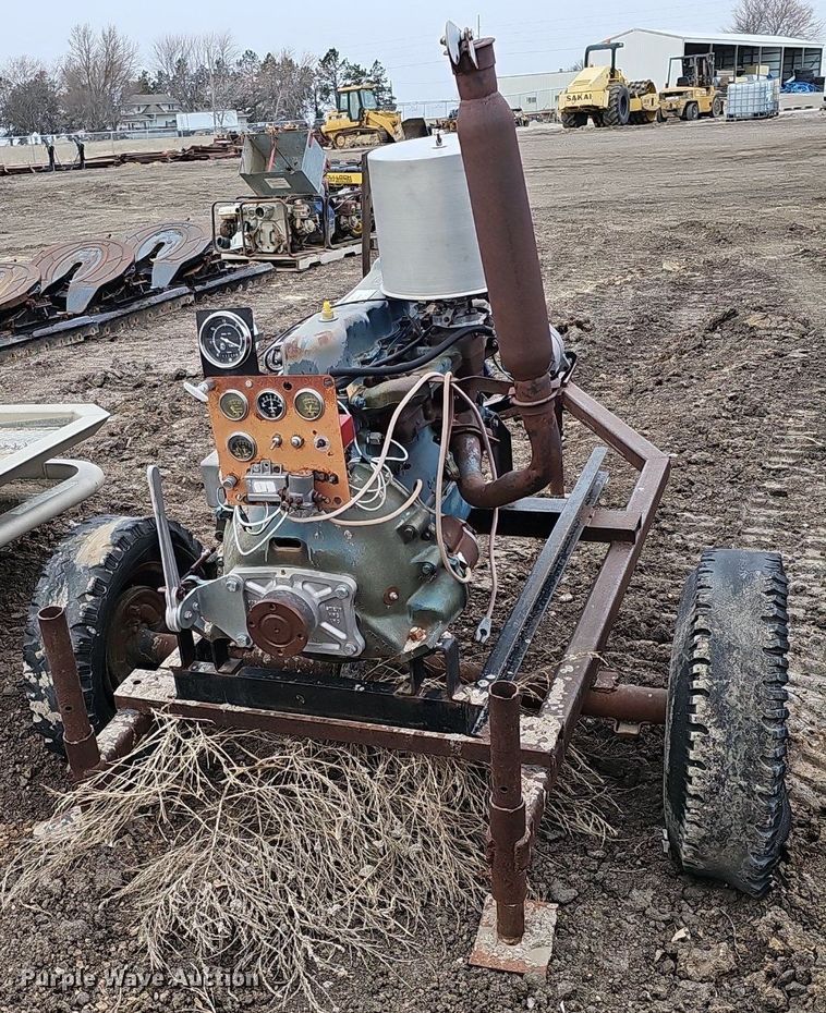 image for item DK0639 Shop built towable pump