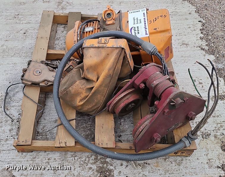 image for item DK0641 Harrington ES2-471 3 ton chain hoist