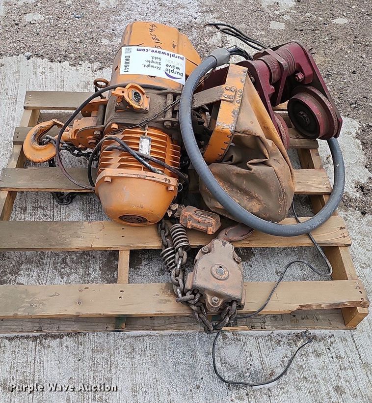 image for item DK0641 Harrington ES2-471 3 ton chain hoist