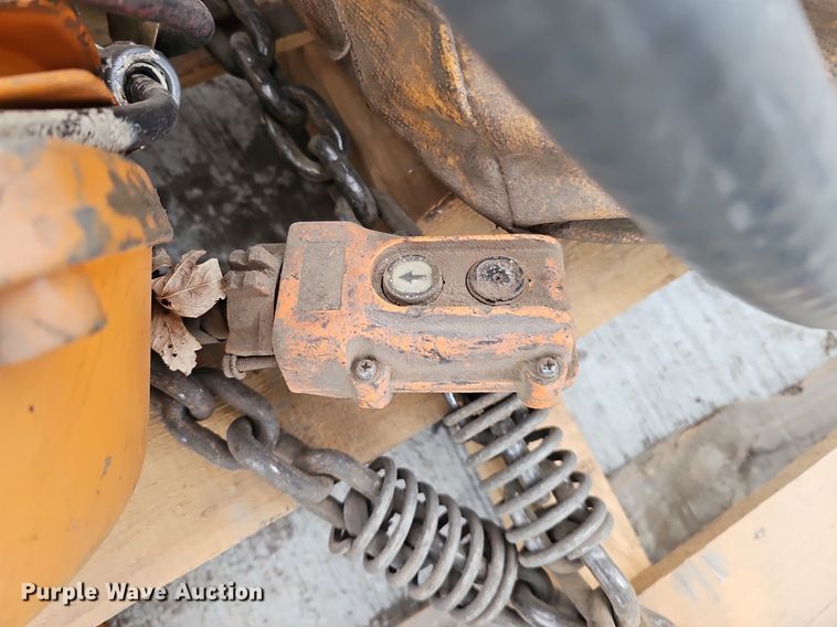 image for item DK0641 Harrington ES2-471 3 ton chain hoist