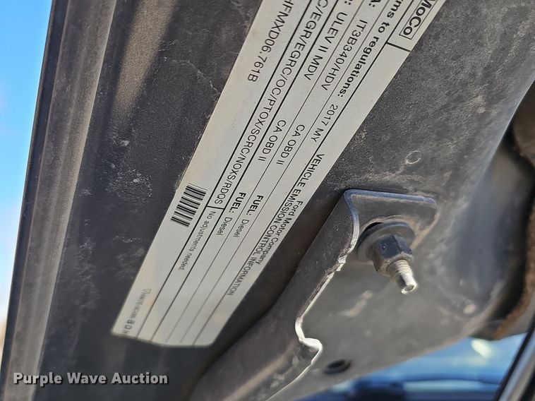 image for item DK0658 2017 Ford F250 Super Duty Crew Cab pickup truck