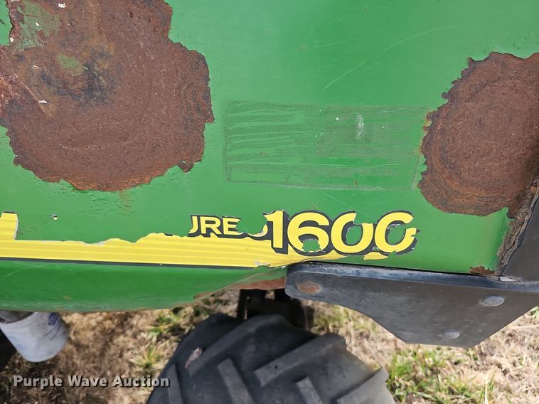 image for item DK0706 John Deere 1600 Turbo lawn mower