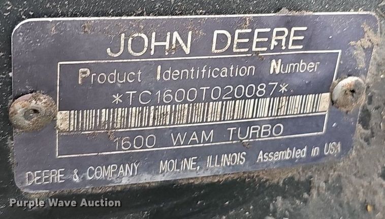 image for item DK0706 John Deere 1600 Turbo lawn mower