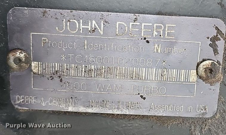 image for item DK0706 John Deere 1600 Turbo lawn mower