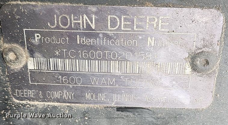 image for item DK0707 John Deere 1600 Turbo lawn mower