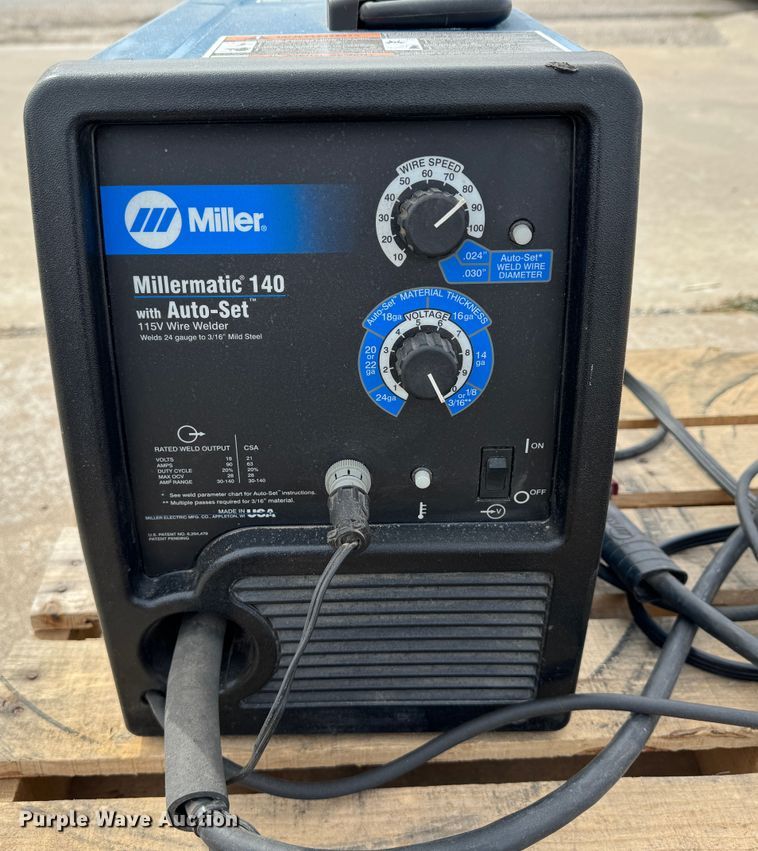 image for item DK6796 Millermatic 140 welder