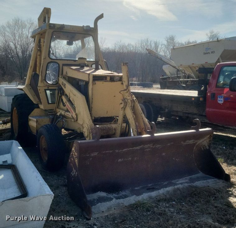 image for item DO4831 1986 Caterpillar 416 backhoe