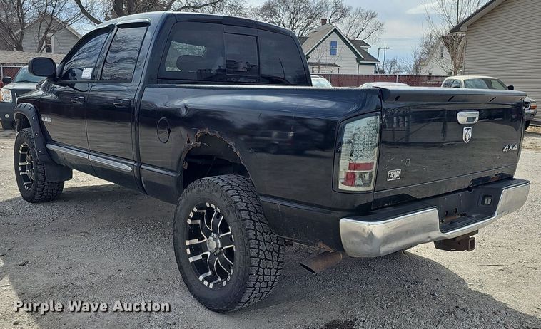 image for item DP0808 2008 Dodge Ram 1500 Quad Cab pickup truck