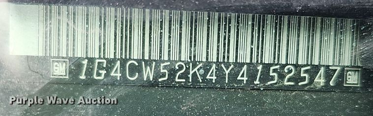 image for item DP0812 2000 Buick Park Avenue 